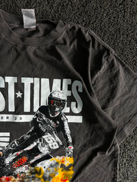 Fast Times Moto Graphic Oversized T-Shirt –Vintage Racing Print
