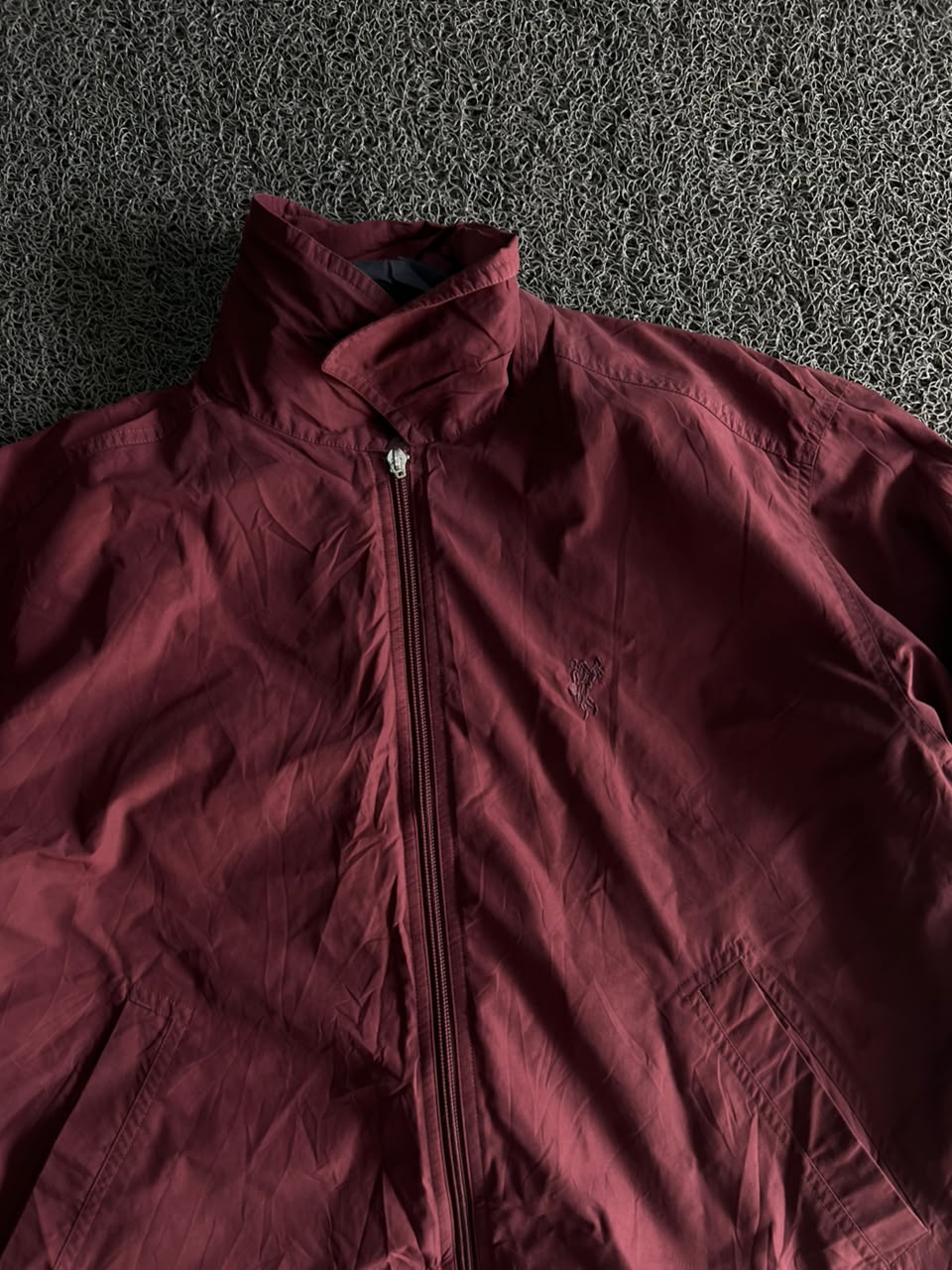 High-Neck Zip-Up Bomber Jacket – Classic Casual Lightweight Outerwear