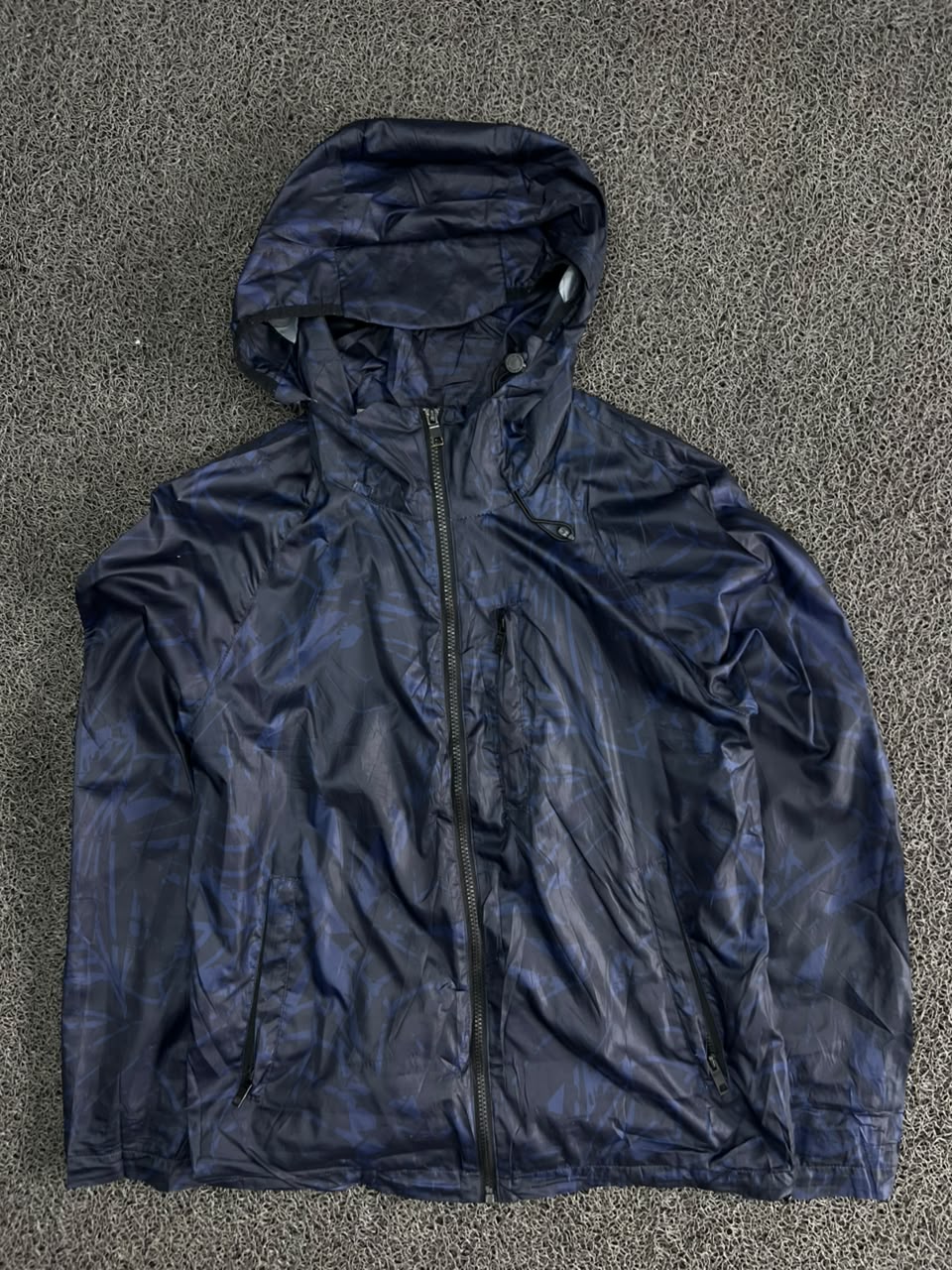 Hooded Lightweight Windbreaker Jacket – Full Zip Outdoor Rain Jacket