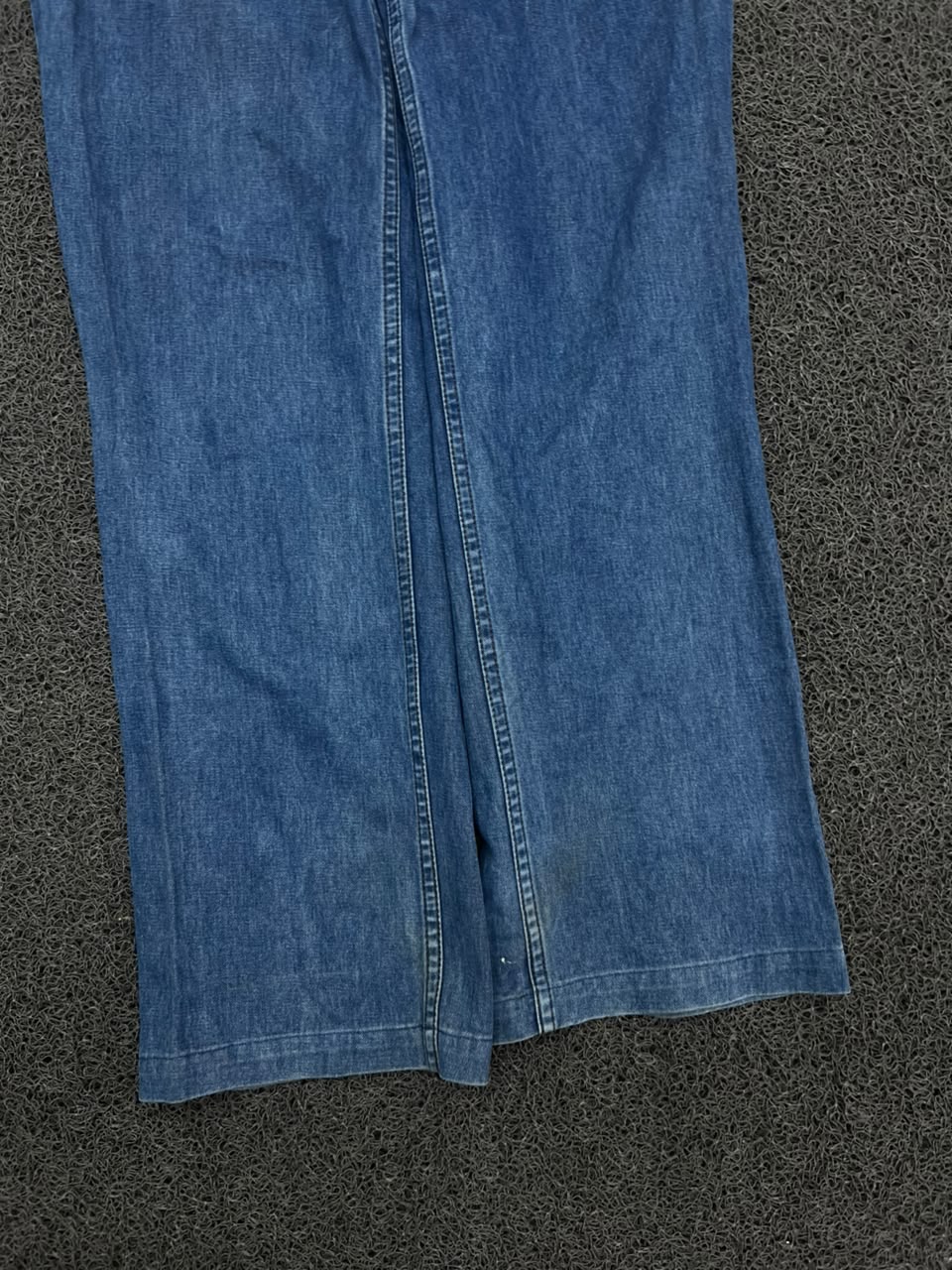Vintage Blue Wide Leg Denim Jeans