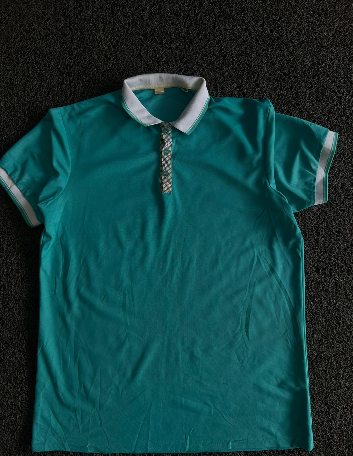 Polo T-Shirt with Contrast Collar & Sleeve Trim