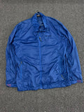 EcoRoba Blue Lightweight Full-Zip Windbreaker Jacket(⚠️Zip Damage)