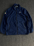Kappa Men's Navy Blue Lightweight Full-Zip Windbreaker Jacket