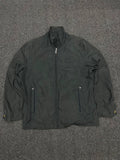 Pierre Cardin Black Lightweight Full-Zip Stand Collar Jacket