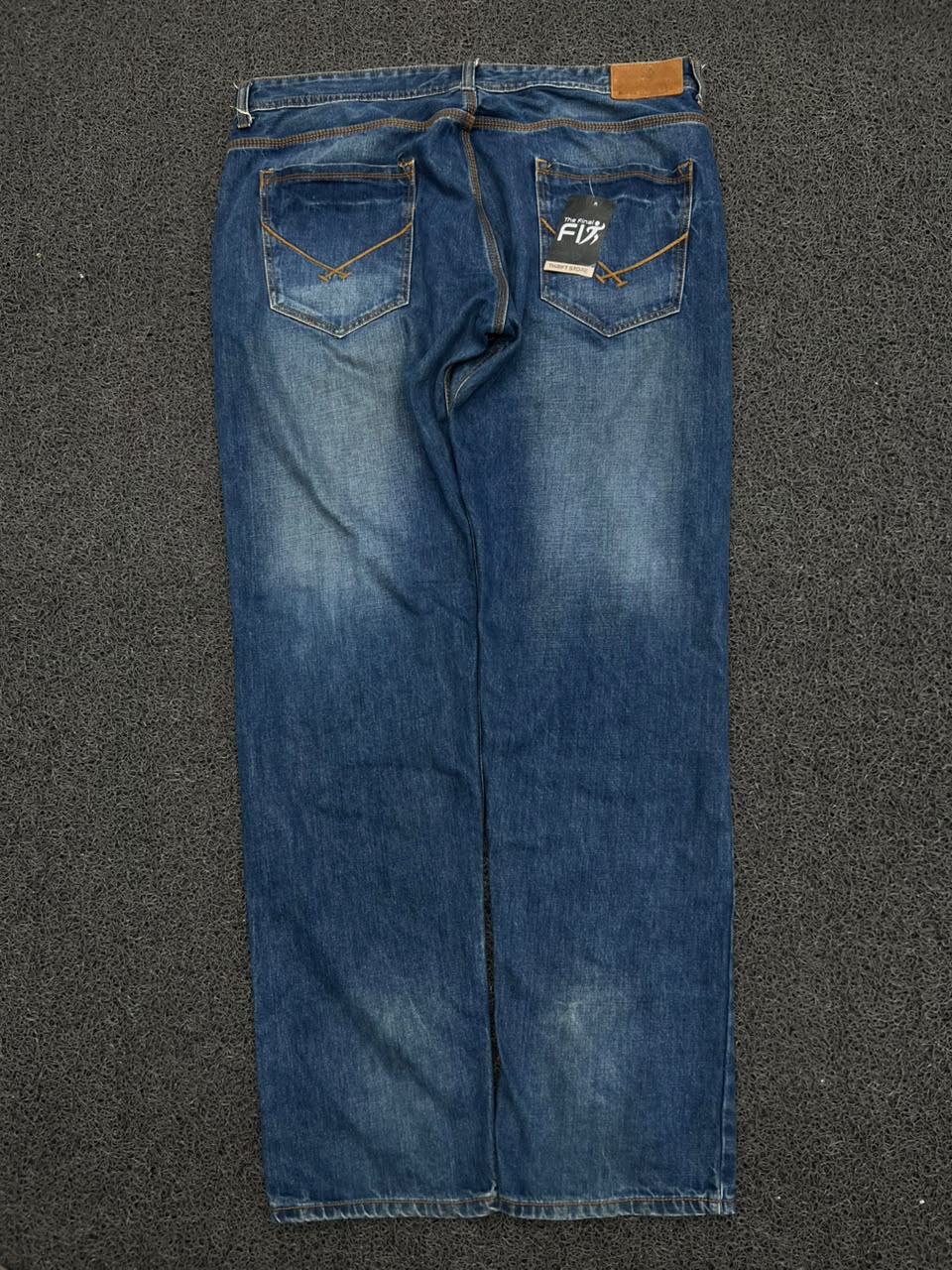 USPA Denim Co. Blue Wash Straight Fit Thrift Jeans