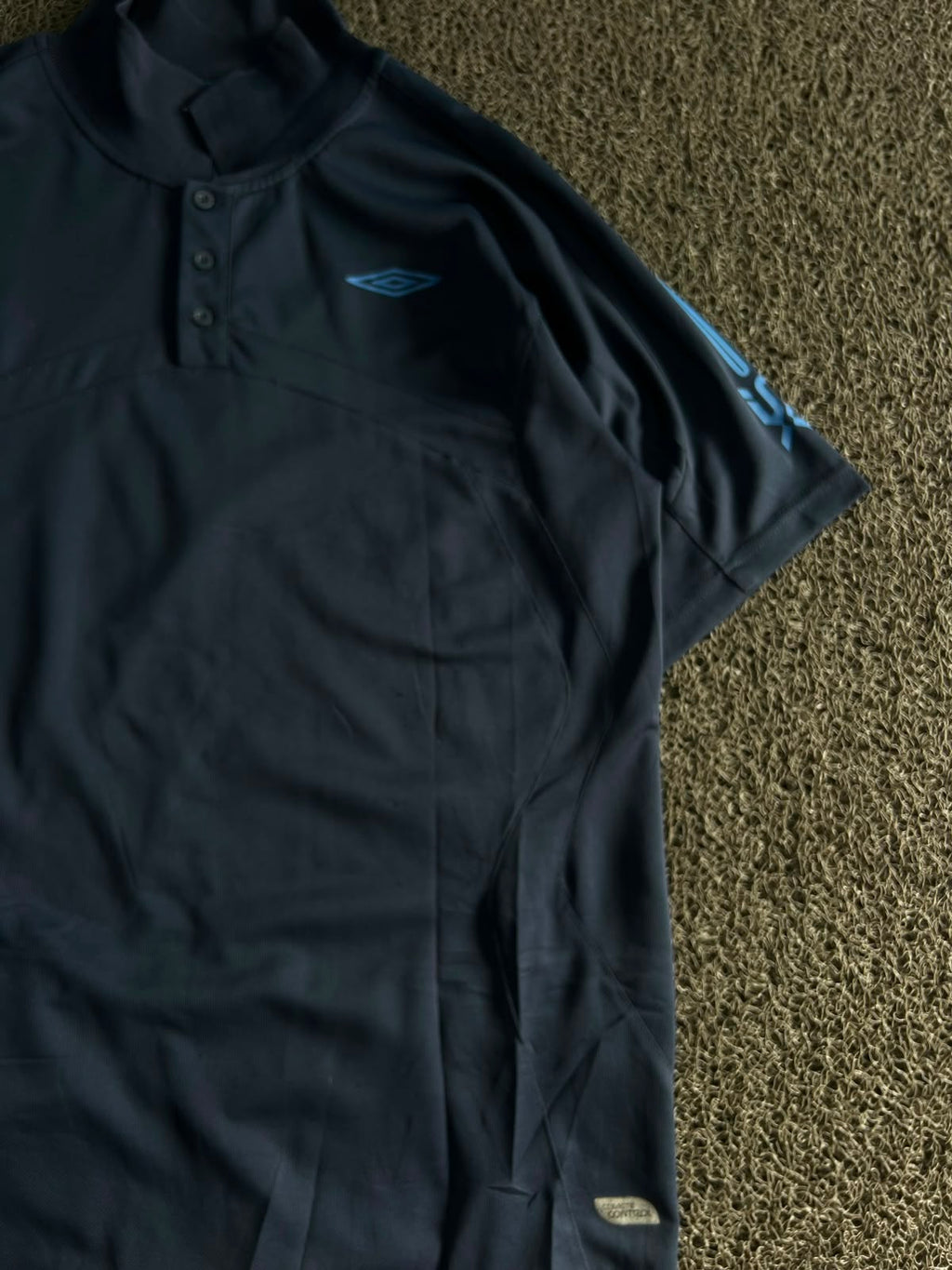 Vintage Umbro SX Climate Control Training Jersey - Navy Blue