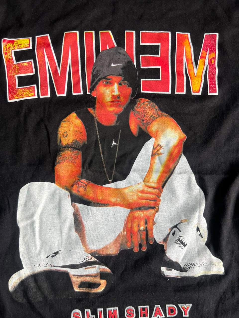Eminem "Slim Shady" Graphic Sleeveless T-Shirt – Vintage Style
