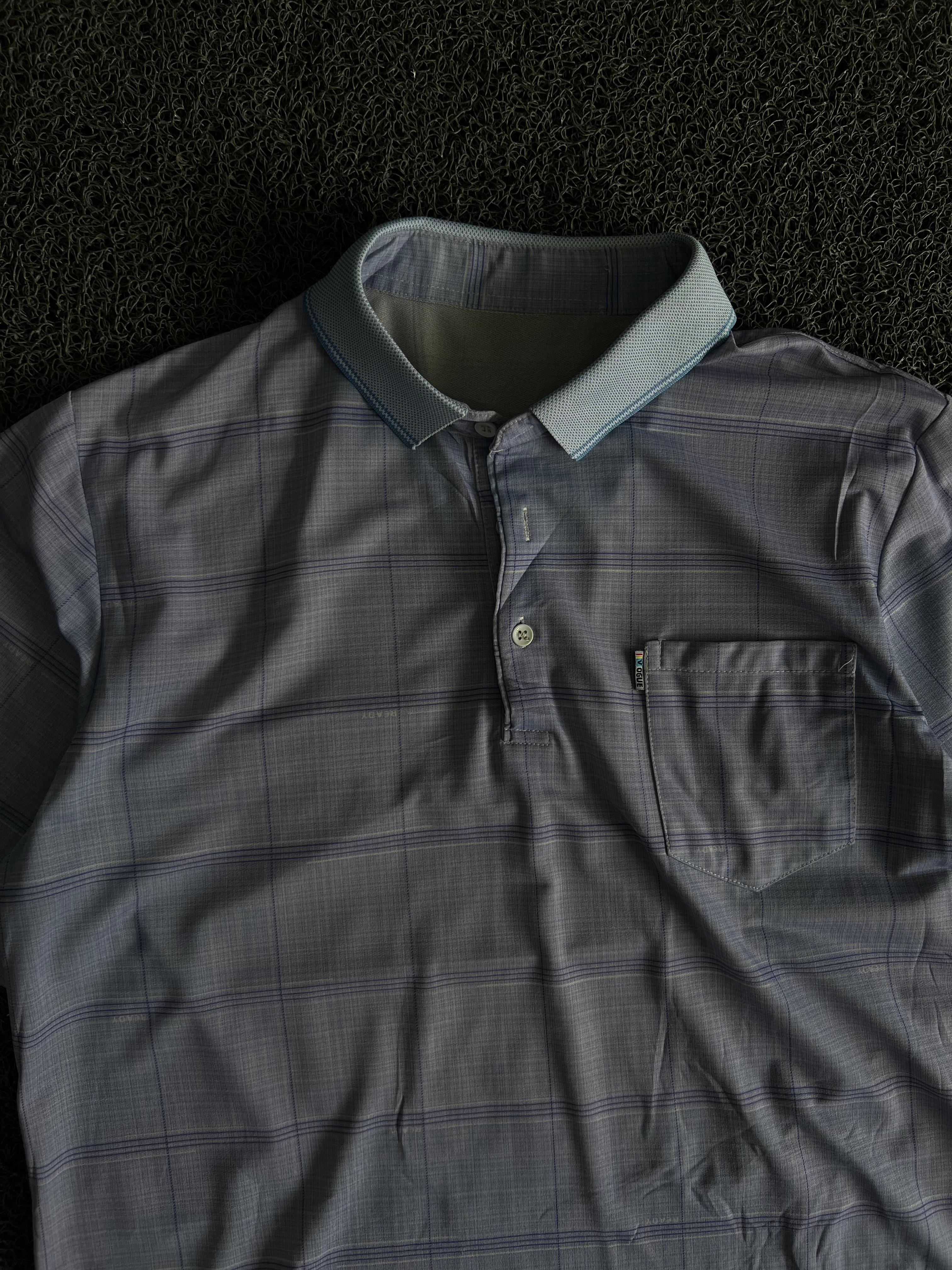 Vintage Check Pocket Polo T-Shirt