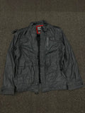 HOER Utility Field Jacket – ⚠️ No Front Zip | Multi-Pocket Casual Outerwear