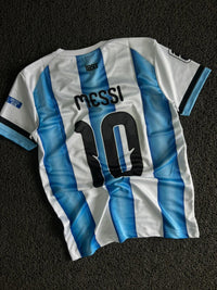 Argentina Messi #10 Home Football Jersey – World Champions Edition