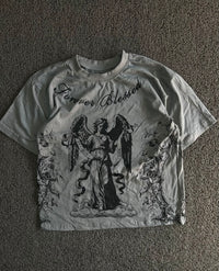 Men’s Forever Blessed Angel Graphic T-Shirt