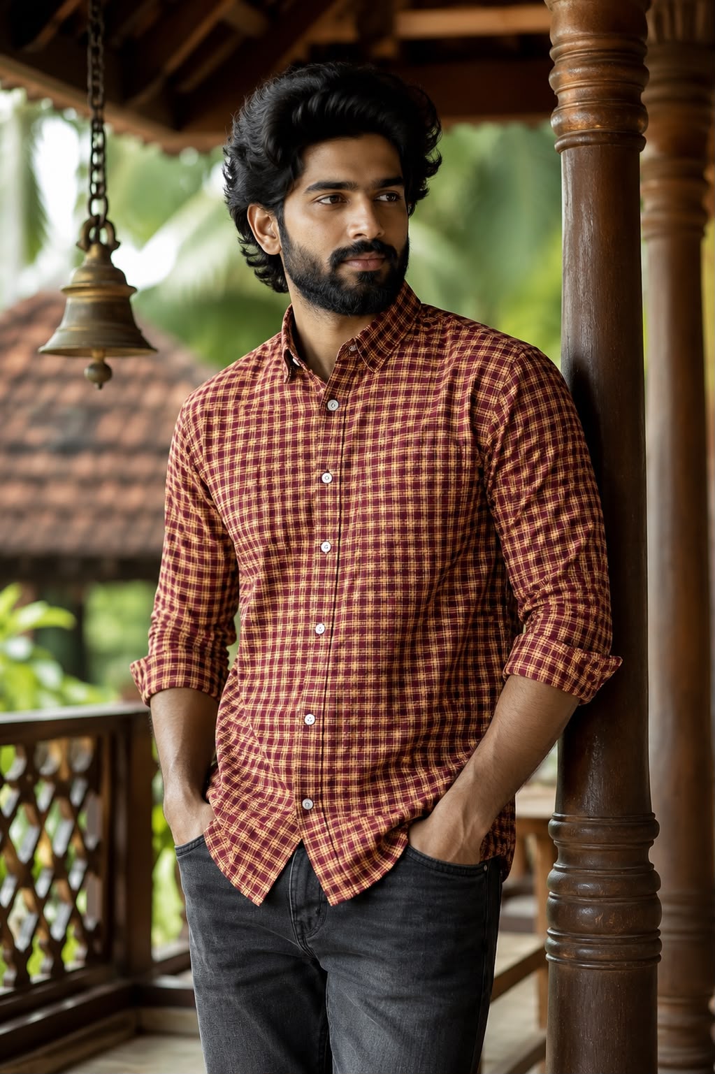 Men's Checked Full Sleeve Casual Cotton Shirt