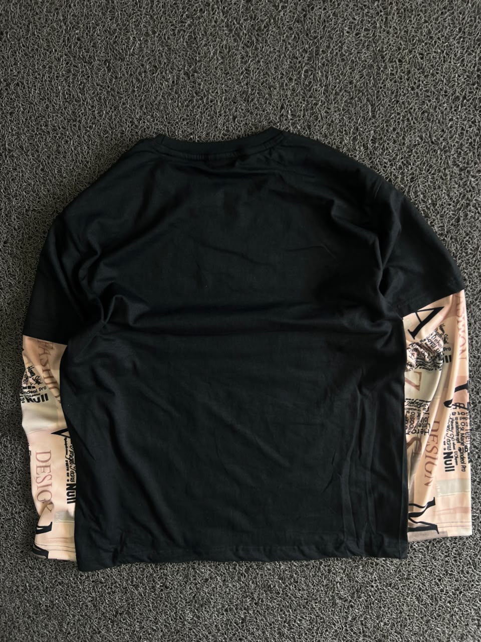 Rebel Youth  Graphic Double-Layer Long Sleeve T-Shirt