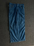 Vintage FLY Blue Wash Straight Fit Denim Jeans ⚠️ No Button