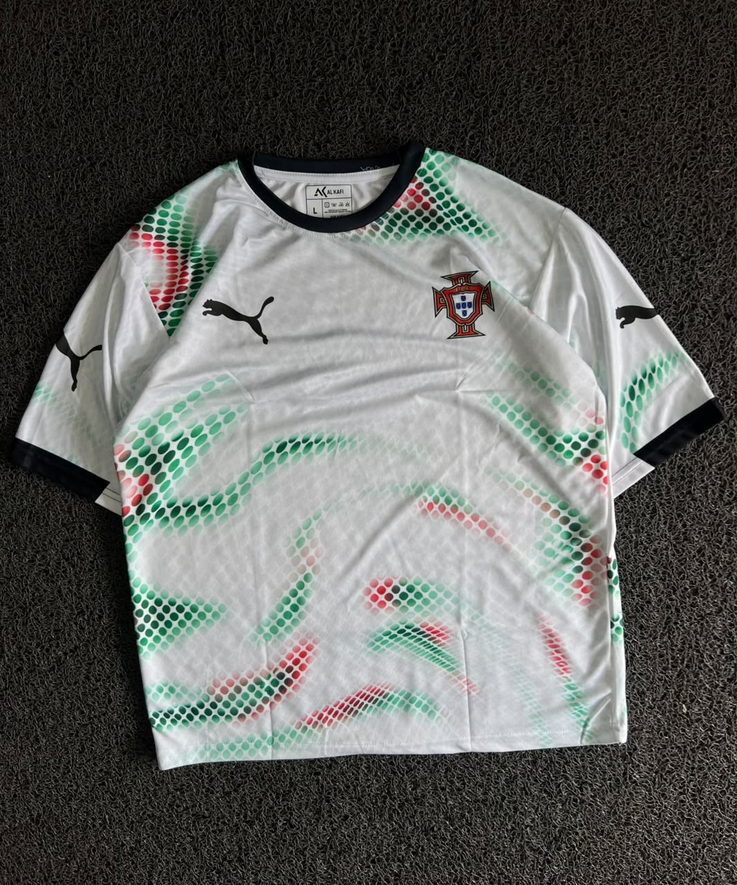Portugal Cristiano Ronaldo #7 Football Jersey – White Away Edition | Premium Fan Five Sleeve Jersey