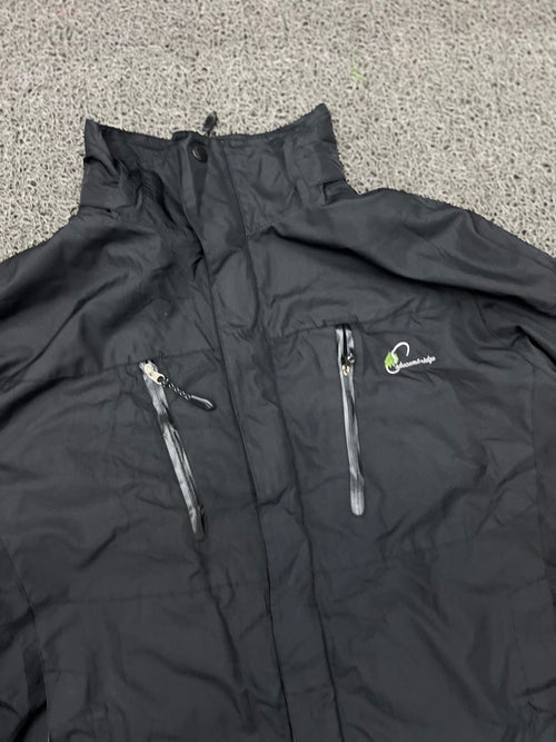 Abu Cambridge London Black Outdoor Waterproof Zip Jacket
