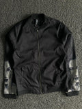 Graphic Sleeve Bomber Jacket – Full Zip Casual Streetwear Jacket
