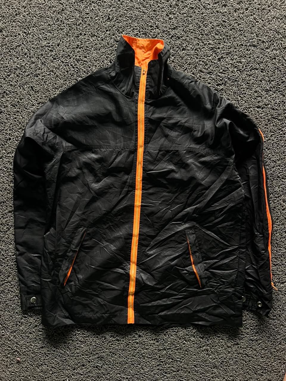 Lightweight Windbreaker Jacket with Orange Zip ⚠️ No Zip