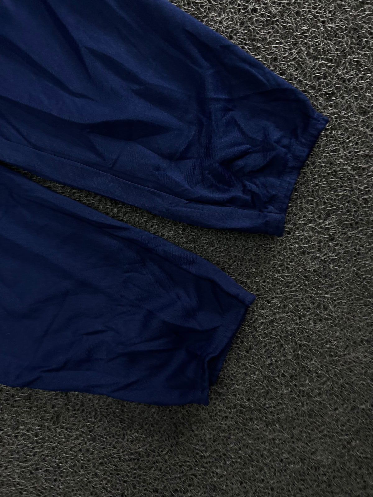 Blue Track Pants with Elastic Waistband & Back Pocket – Thriftwear