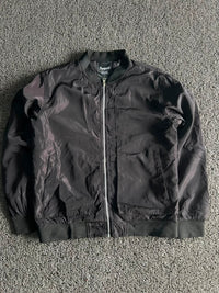 Classic Black Lightweight Bomber Jacket