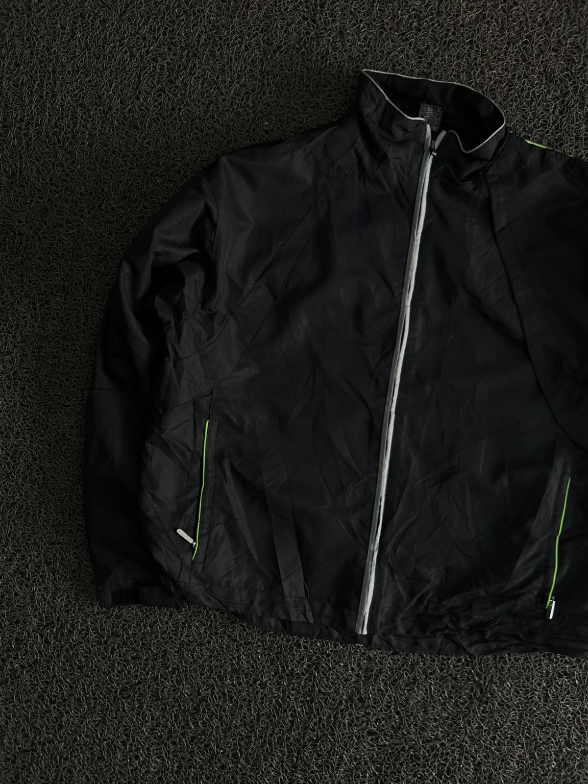 Vintage Track Jacket with Trim & Zip Pockets – Thriftwear