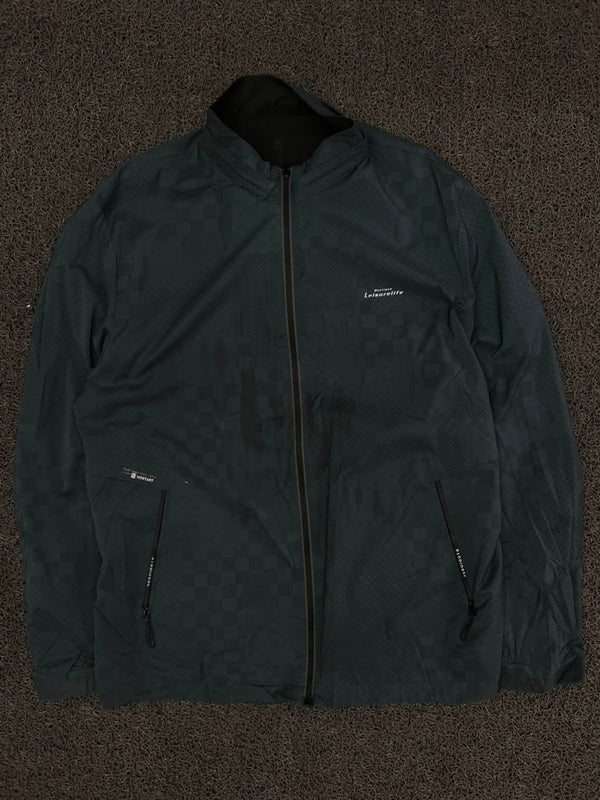 Men’s Checkered Zip-Up Jacket