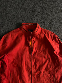 Vintage Red Lightweight Harrington Jacket ⚠️ No Zip