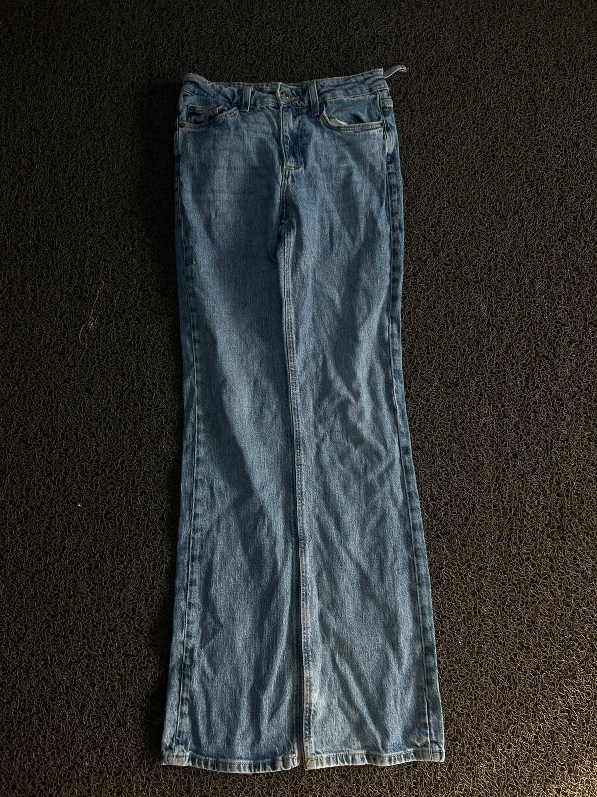 ZARA Vintage Light Wash Wide Leg Denim Jeans