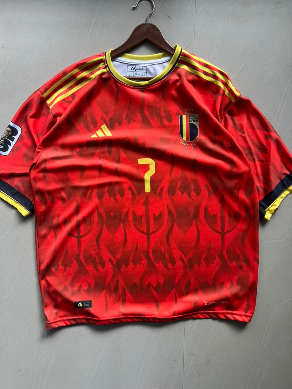 Kevin De Bruyne #7 Belgium Red Football Jersey – Premium Fan Edition