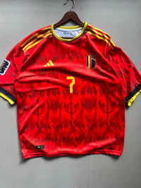 Kevin De Bruyne #7 Belgium Red Football Jersey – Premium Fan Edition