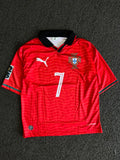 Puma Portugal Cristiano Ronaldo #7 Home Football Jersey – Red Collared Edition