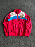 Vintage Racing Style Track Jacket – Embroidered Full Zip Jacket