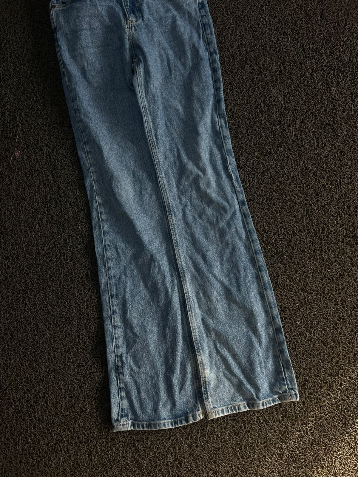 ZARA Vintage Light Wash Wide Leg Denim Jeans