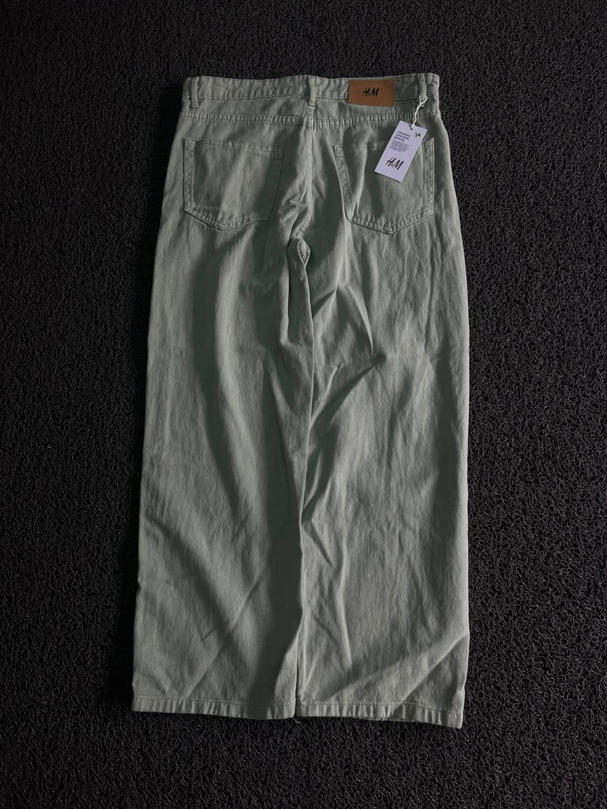 H&M Wide Leg Jeans – High Waist Denim Pants