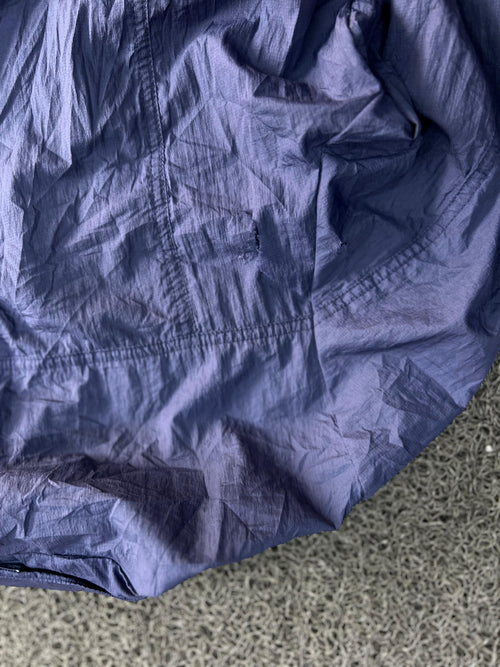 Vintage Blue Lightweight Windbreaker Jacket | Full Zip | Thrifted Men's Outerwear(⚠️ damage)