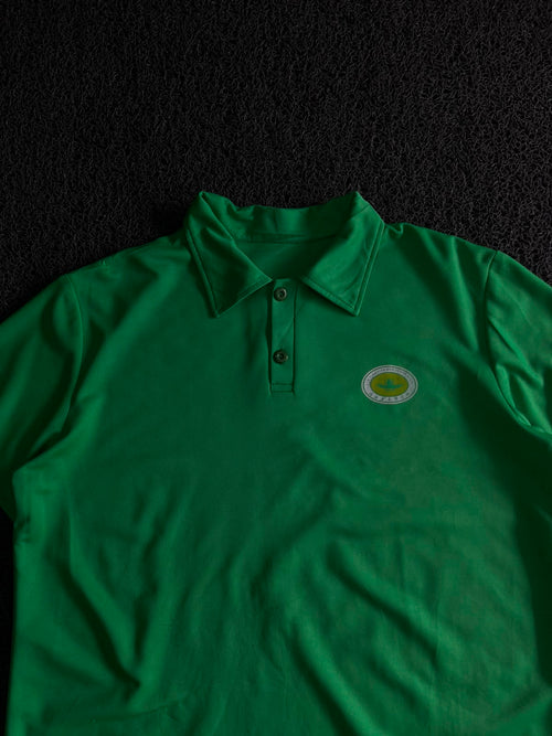 Classic Green Polo T-Shirt with Embroidered Logo