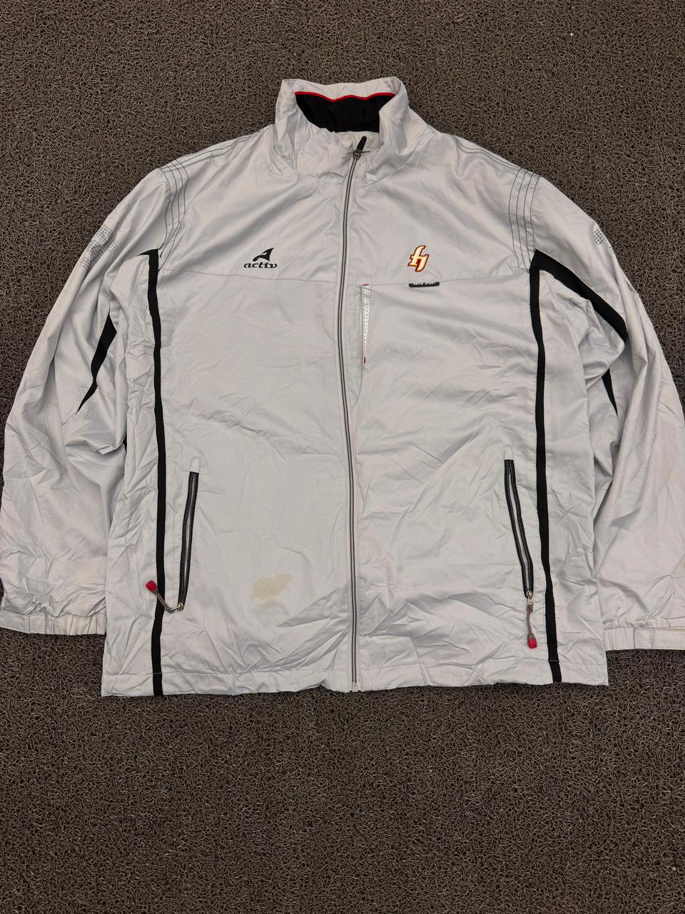 Lightweight Full-Zip Windbreaker Jacket