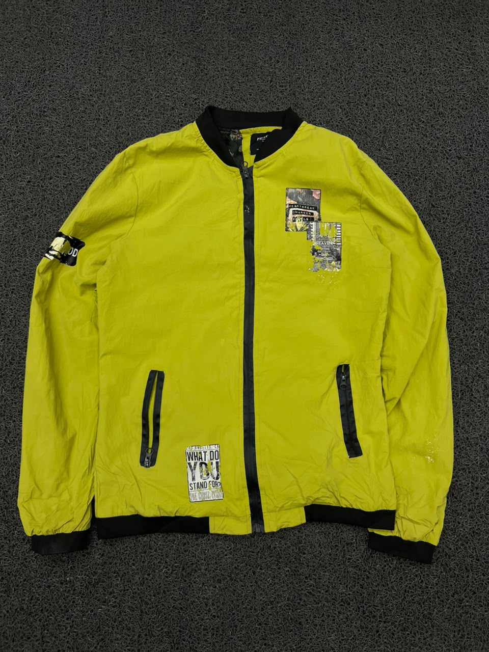 Streetwear Bomber Jacket – Full Zip Lightweight Casual Jacket