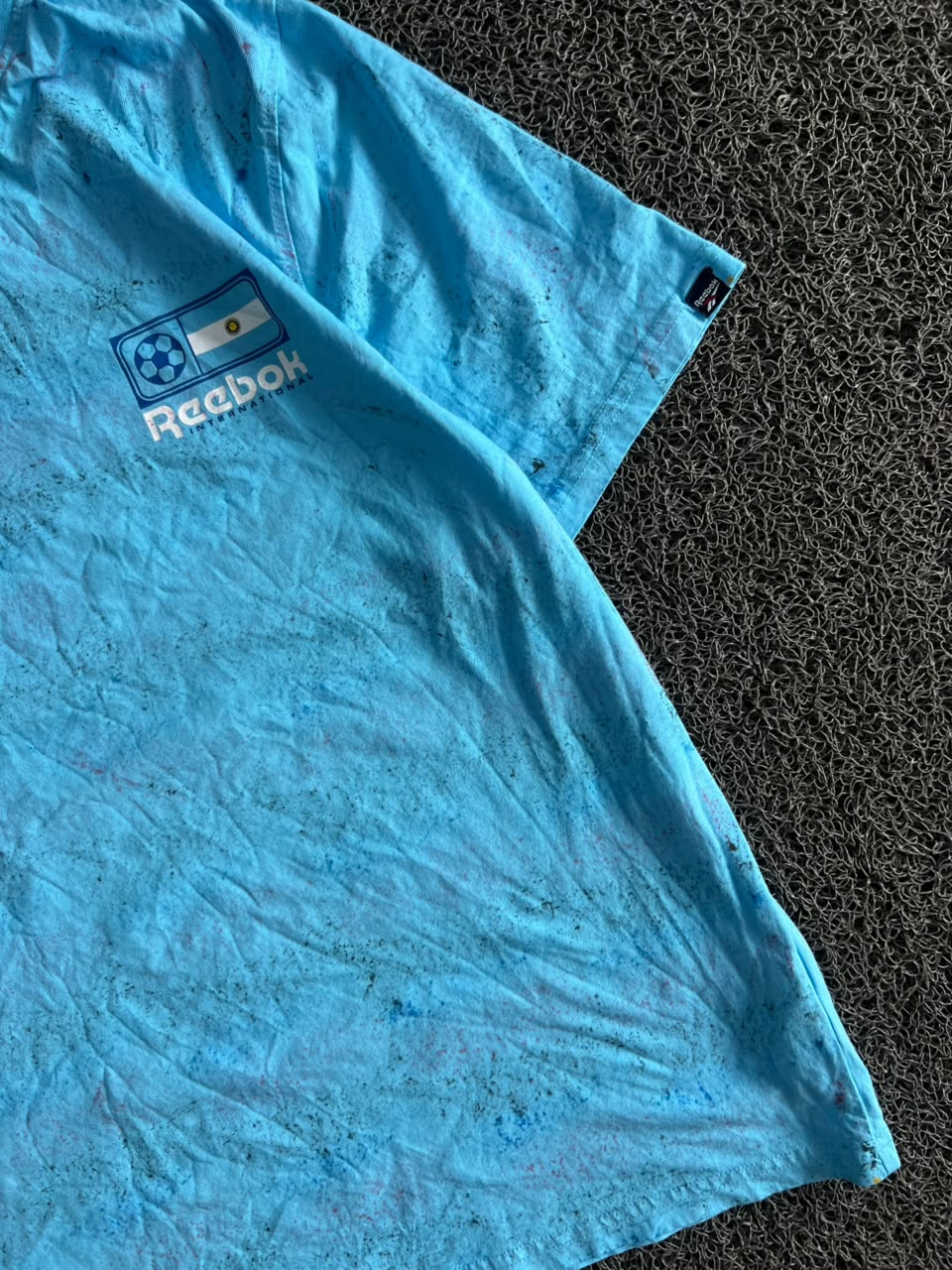 Blue Reebok Graphic Logo T-Shirt