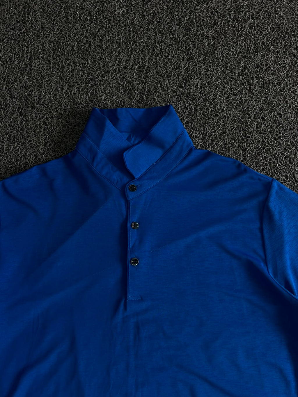 Mandarin Collar Henley T-Shirt – Short Sleeve Casual Cotton Tee