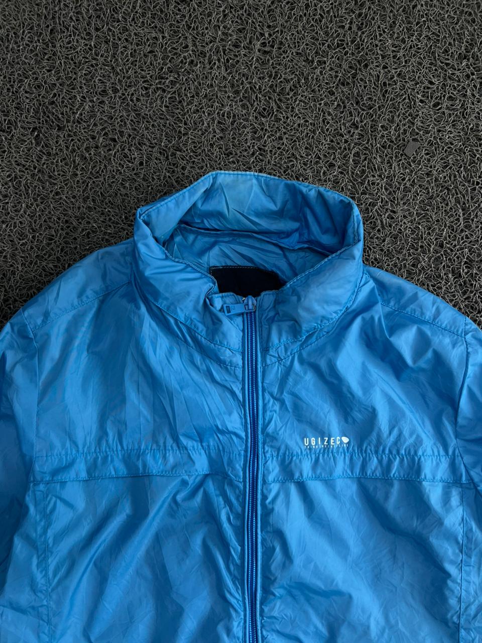 Ultra Zero Blue Lightweight Windbreaker Jacket – Full Zip Outdoor Shell