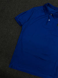 Blue Polo T-Shirt with Chest Pocket – Classic Casual Style