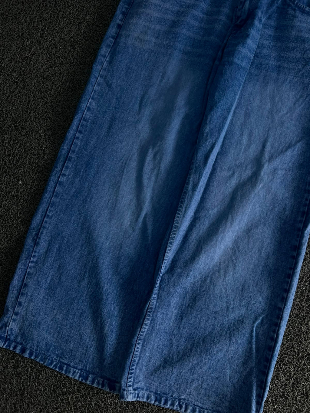 Premium Loose-Fit Baggy Jeans in Washed Blue