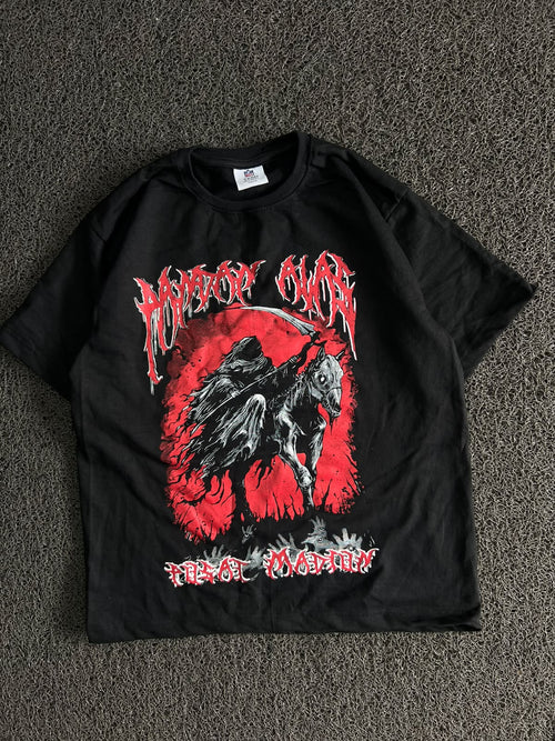 Black Graphic Print T-Shirt