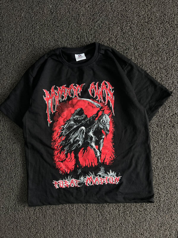 Black Graphic Print T-Shirt