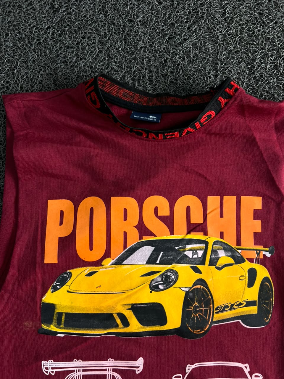 Porsche 911 GT3 RS Graphic Sleeveless Muscle Tee