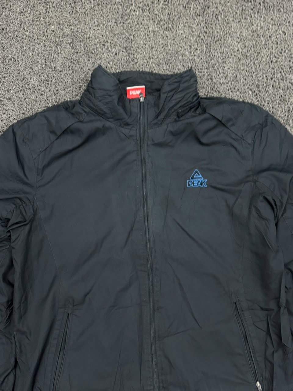 Vintage Peak Black Technical Training Jacket
