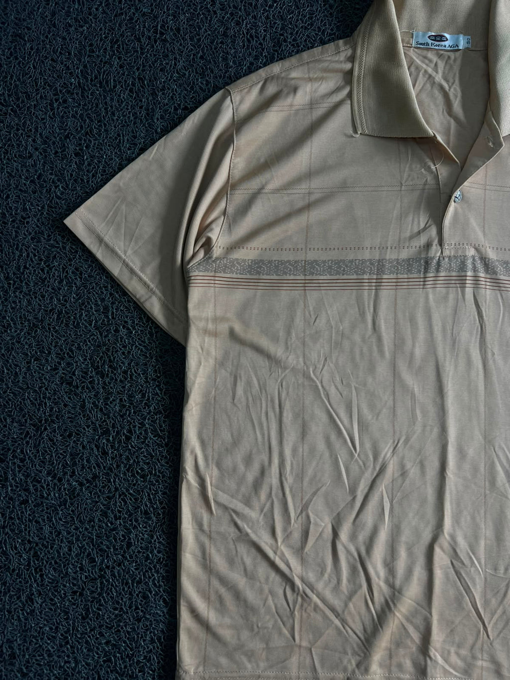 Vintage BOSS Striped Polo Shirt | Classic Short Sleeve Golf Tee