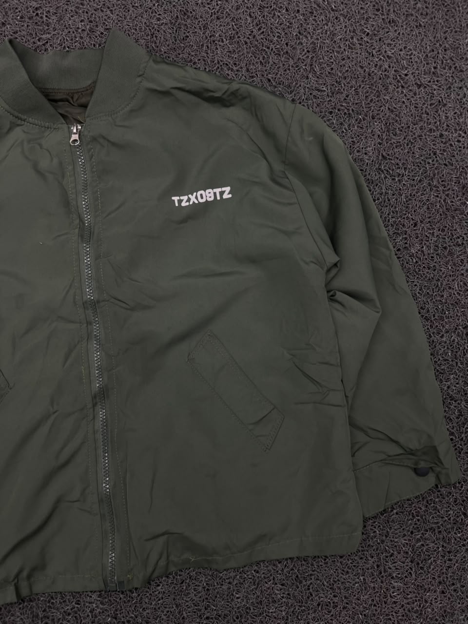 Lightweight Bomber Jacket | Full Zip Casual Windbreaker | Unisex