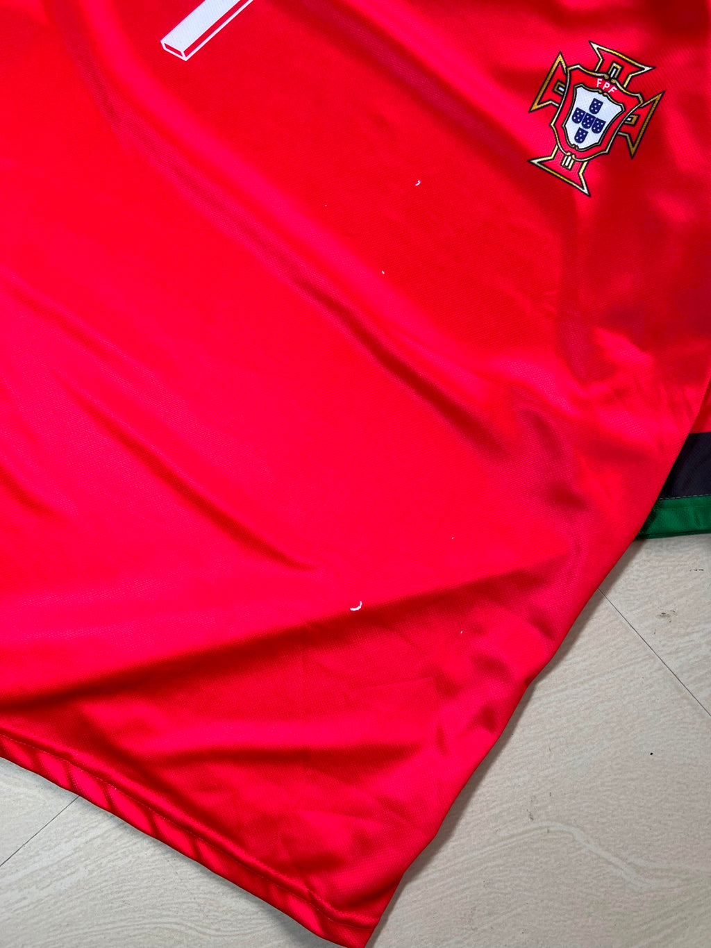 Ronaldo #7 Portugal Red Football Jersey